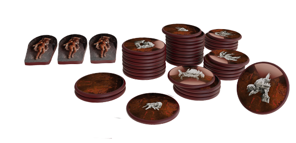 Nemesis Retaliation - Stretch Goals Acrylic Set