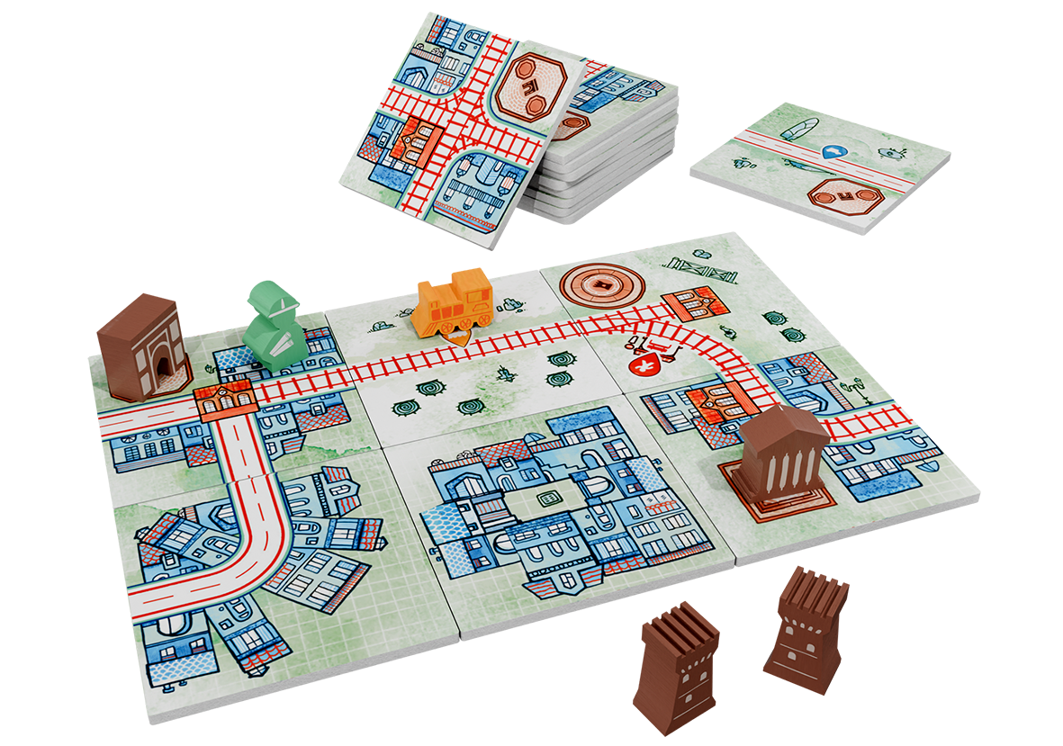 Railroad Tiles - Monuments Expansion