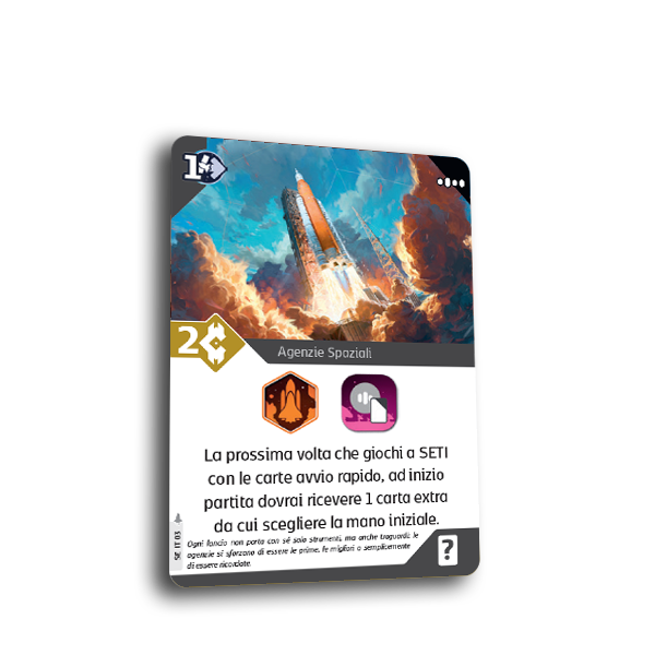 SETI - Carta Promo Agenzie Spaziali