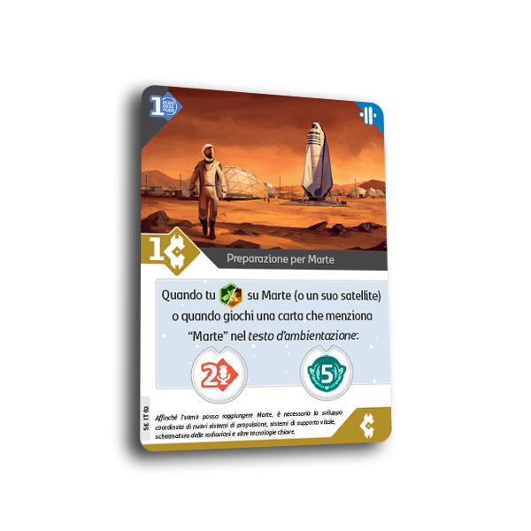 SETI - Carta Promo Preparazione per Marte